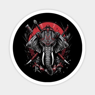 samurai elephant Magnet